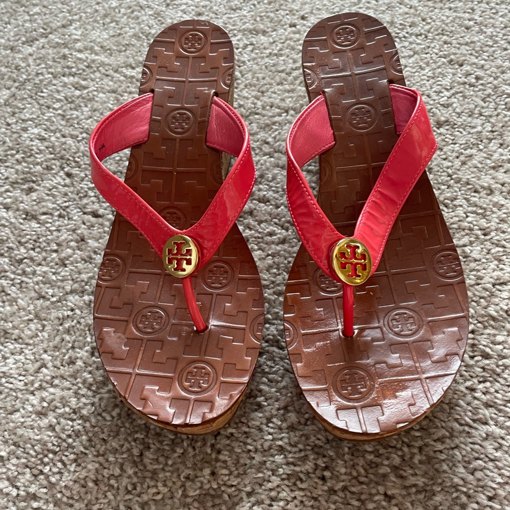 Tory Burch Thong Wedge Sandals